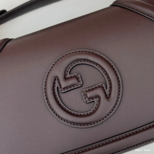 Hyper Peter Gucci handle bag-27*17*7CM top Blondie small 0802
